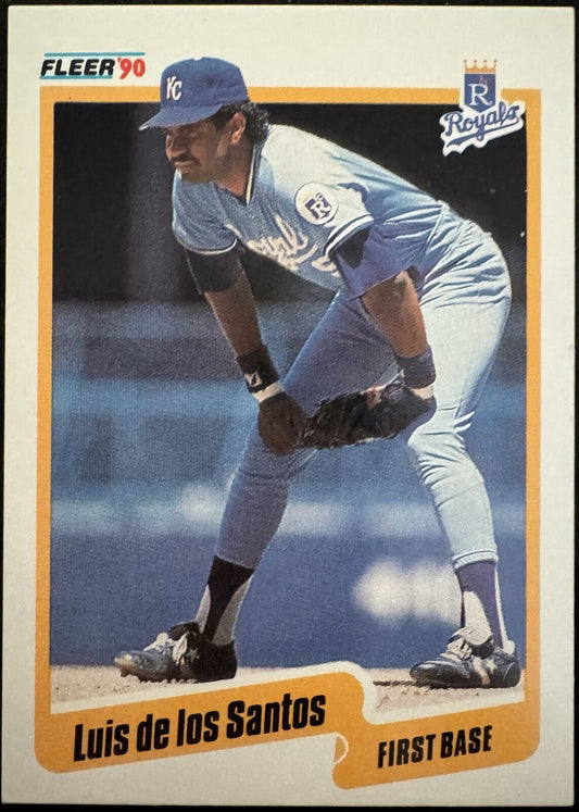 1990 Fleer - #105 Luis De Los Santos