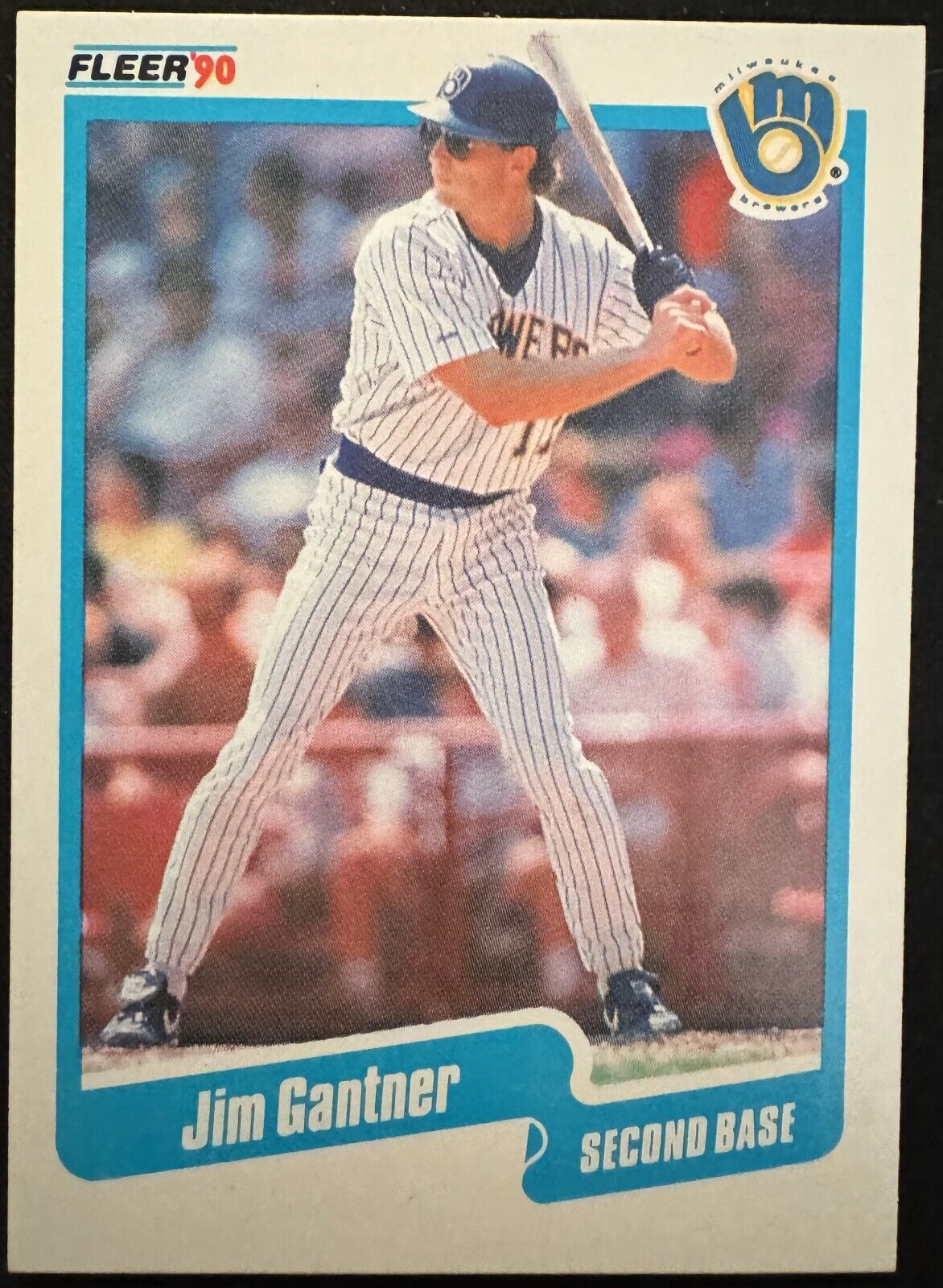 1990 Fleer - #324 Jim Gantner