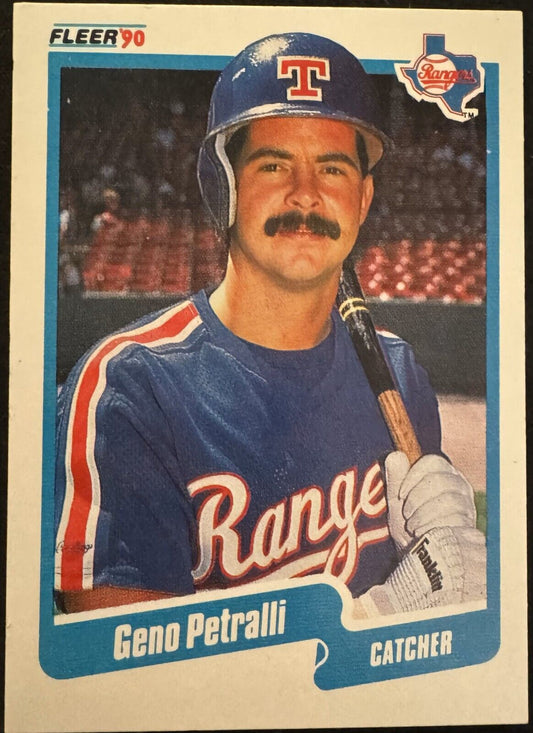 1990 Fleer - #309 Geno Petralli